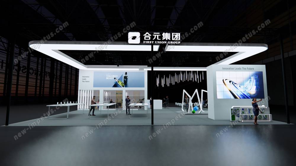 丰收节展台设计_丰收节展台设计作品大中型作家莫奈申城博览会,本是法国高官进博会全(图1)